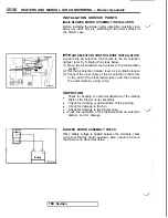 Preview for 1256 page of Mitsubishi 1992 3000GT Service Manual