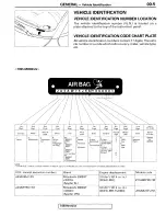 Предварительный просмотр 7 страницы Mitsubishi 1995 3000GT Spyder Service Manual Supplement