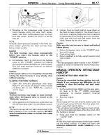 Предварительный просмотр 19 страницы Mitsubishi 1995 3000GT Spyder Service Manual Supplement