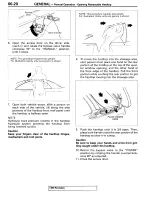 Предварительный просмотр 22 страницы Mitsubishi 1995 3000GT Spyder Service Manual Supplement