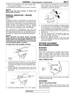 Предварительный просмотр 23 страницы Mitsubishi 1995 3000GT Spyder Service Manual Supplement