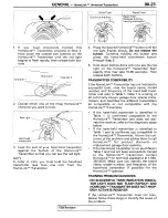 Предварительный просмотр 25 страницы Mitsubishi 1995 3000GT Spyder Service Manual Supplement