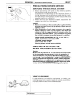 Предварительный просмотр 29 страницы Mitsubishi 1995 3000GT Spyder Service Manual Supplement