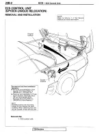 Предварительный просмотр 34 страницы Mitsubishi 1995 3000GT Spyder Service Manual Supplement