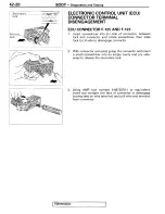 Предварительный просмотр 56 страницы Mitsubishi 1995 3000GT Spyder Service Manual Supplement