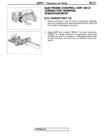 Предварительный просмотр 57 страницы Mitsubishi 1995 3000GT Spyder Service Manual Supplement