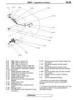 Предварительный просмотр 61 страницы Mitsubishi 1995 3000GT Spyder Service Manual Supplement