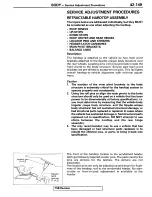 Предварительный просмотр 185 страницы Mitsubishi 1995 3000GT Spyder Service Manual Supplement