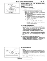 Предварительный просмотр 187 страницы Mitsubishi 1995 3000GT Spyder Service Manual Supplement