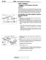 Предварительный просмотр 214 страницы Mitsubishi 1995 3000GT Spyder Service Manual Supplement