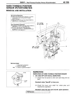 Предварительный просмотр 231 страницы Mitsubishi 1995 3000GT Spyder Service Manual Supplement