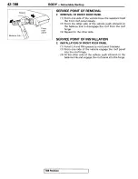 Предварительный просмотр 234 страницы Mitsubishi 1995 3000GT Spyder Service Manual Supplement