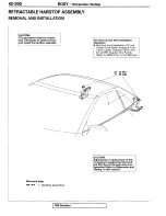 Предварительный просмотр 236 страницы Mitsubishi 1995 3000GT Spyder Service Manual Supplement