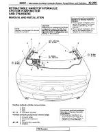 Предварительный просмотр 245 страницы Mitsubishi 1995 3000GT Spyder Service Manual Supplement