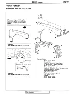 Предварительный просмотр 255 страницы Mitsubishi 1995 3000GT Spyder Service Manual Supplement