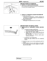 Preview for 279 page of Mitsubishi 1995 3000GT Spyder Service Manual Supplement