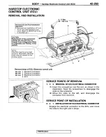 Preview for 299 page of Mitsubishi 1995 3000GT Spyder Service Manual Supplement