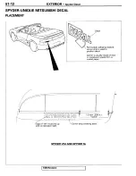 Предварительный просмотр 320 страницы Mitsubishi 1995 3000GT Spyder Service Manual Supplement