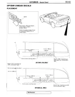 Предварительный просмотр 321 страницы Mitsubishi 1995 3000GT Spyder Service Manual Supplement