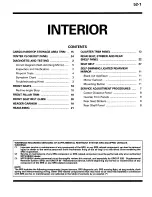 Предварительный просмотр 323 страницы Mitsubishi 1995 3000GT Spyder Service Manual Supplement