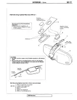 Предварительный просмотр 333 страницы Mitsubishi 1995 3000GT Spyder Service Manual Supplement