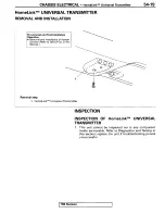 Предварительный просмотр 369 страницы Mitsubishi 1995 3000GT Spyder Service Manual Supplement