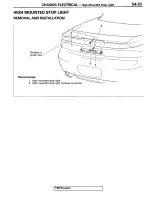 Предварительный просмотр 375 страницы Mitsubishi 1995 3000GT Spyder Service Manual Supplement