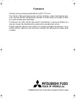 Preview for 4 page of Mitsubishi 2010 Fuso FE Owner'S Manual