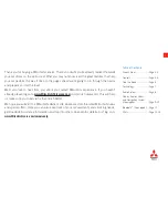 Предварительный просмотр 3 страницы Mitsubishi 2015 Lancer series Owner'S Handbook Manual