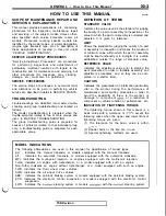 Предварительный просмотр 7 страницы Mitsubishi 3000GT 1991 Service Manual