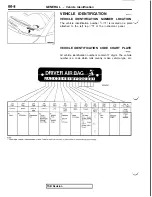 Предварительный просмотр 12 страницы Mitsubishi 3000GT 1991 Service Manual