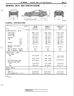 Preview for 25 page of Mitsubishi 3000GT 1991 Service Manual