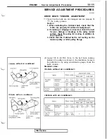 Предварительный просмотр 61 страницы Mitsubishi 3000GT 1991 Service Manual