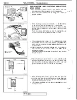 Предварительный просмотр 116 страницы Mitsubishi 3000GT 1991 Service Manual