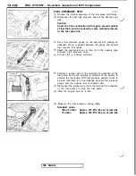 Предварительный просмотр 244 страницы Mitsubishi 3000GT 1991 Service Manual