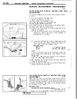 Предварительный просмотр 262 страницы Mitsubishi 3000GT 1991 Service Manual