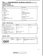 Предварительный просмотр 312 страницы Mitsubishi 3000GT 1991 Service Manual