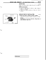 Предварительный просмотр 325 страницы Mitsubishi 3000GT 1991 Service Manual