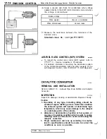 Предварительный просмотр 358 страницы Mitsubishi 3000GT 1991 Service Manual