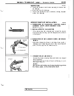 Предварительный просмотр 435 страницы Mitsubishi 3000GT 1991 Service Manual