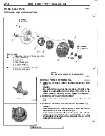 Preview for 600 page of Mitsubishi 3000GT 1991 Service Manual