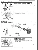 Preview for 614 page of Mitsubishi 3000GT 1991 Service Manual