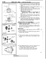 Предварительный просмотр 636 страницы Mitsubishi 3000GT 1991 Service Manual