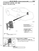 Предварительный просмотр 815 страницы Mitsubishi 3000GT 1991 Service Manual