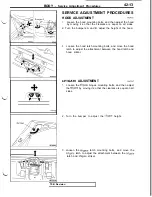 Предварительный просмотр 885 страницы Mitsubishi 3000GT 1991 Service Manual