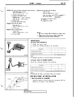 Предварительный просмотр 893 страницы Mitsubishi 3000GT 1991 Service Manual