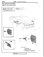 Предварительный просмотр 894 страницы Mitsubishi 3000GT 1991 Service Manual