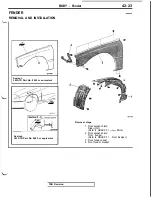 Предварительный просмотр 895 страницы Mitsubishi 3000GT 1991 Service Manual