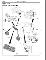 Предварительный просмотр 896 страницы Mitsubishi 3000GT 1991 Service Manual