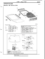 Предварительный просмотр 909 страницы Mitsubishi 3000GT 1991 Service Manual